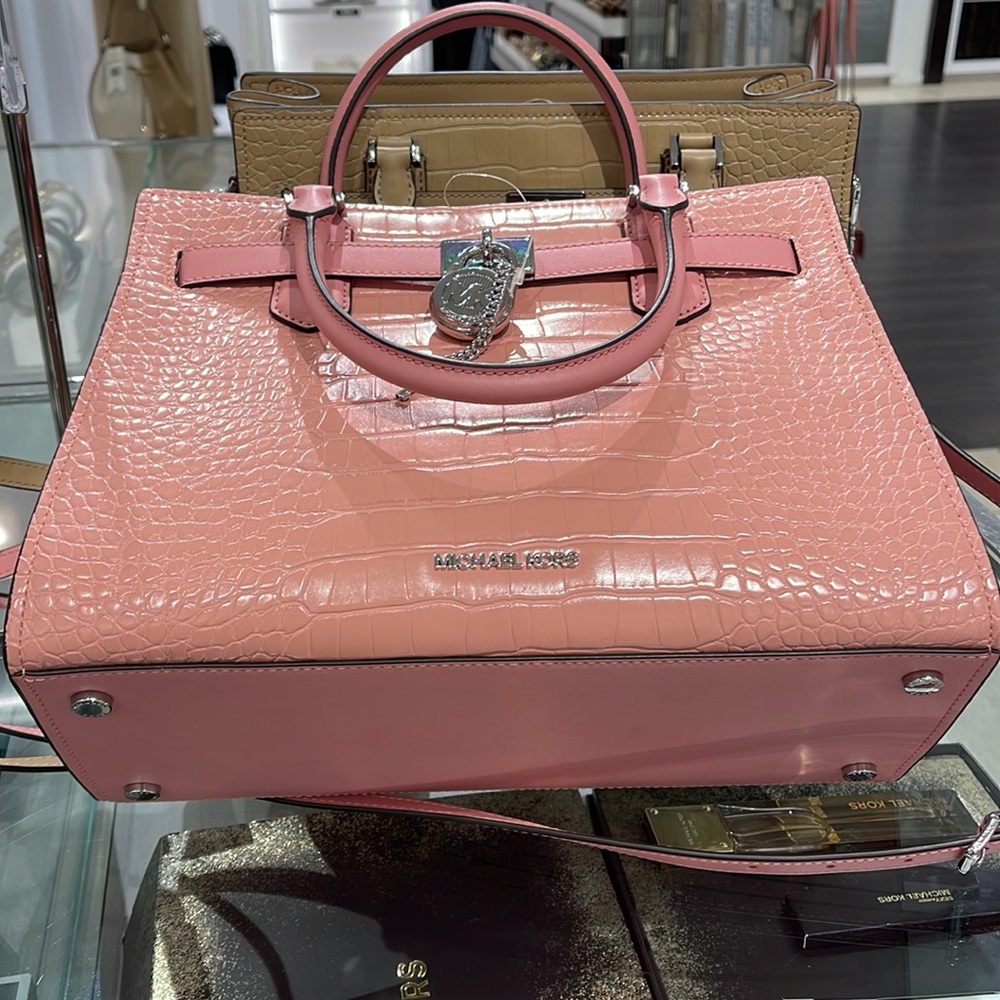 MICHAEL KORS HAMILTON MEDIUM SATCHEL 
 COLOR: Primrose 
NWT - Picture 9 of 16